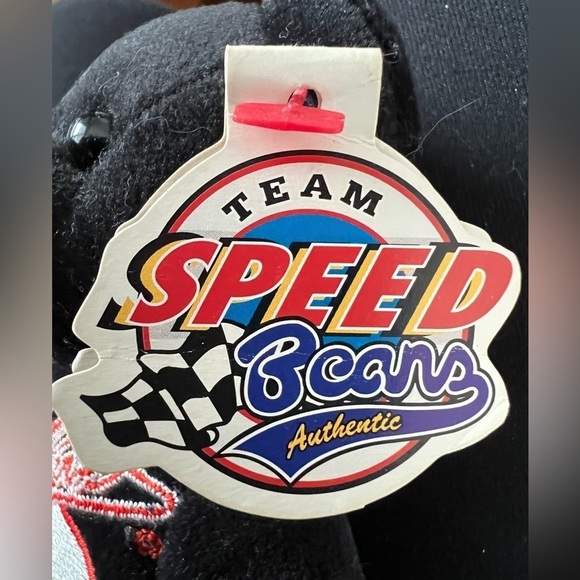 VINTAGE: Avon | NASCAR Team Speed Bears, Dale Earnhardt beanie bear - Picture 8 of 11